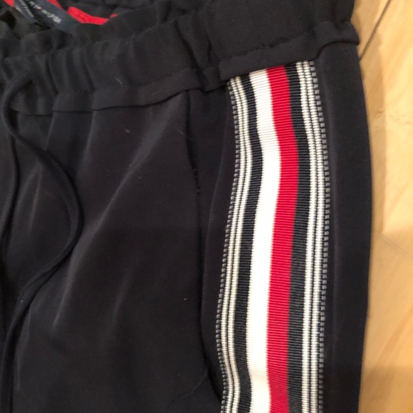 Tommy Hilfiger navy white red pants xxs petite  relaxed fit pants travel office - Picture 3 of 6